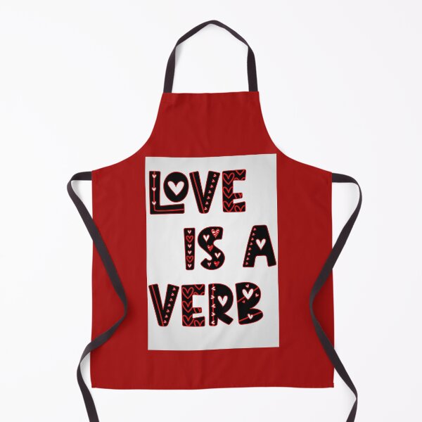 Item preview, LOVE IS A VERB (Blk/Red) designed and sold by ETERNI-T's.
