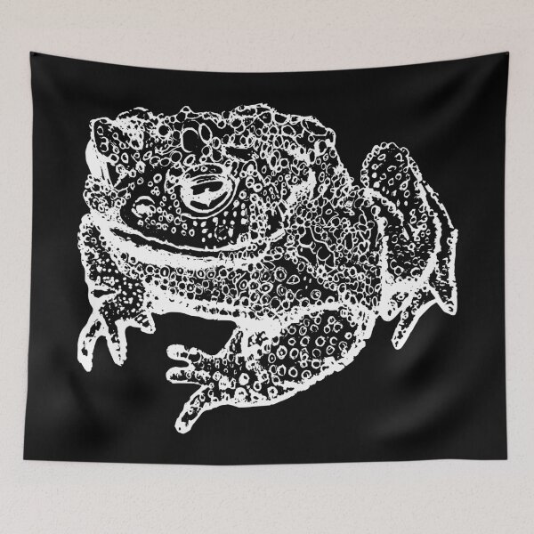 Item preview, Toad Thinking - Light Lines designed and sold by The Stippler Process.