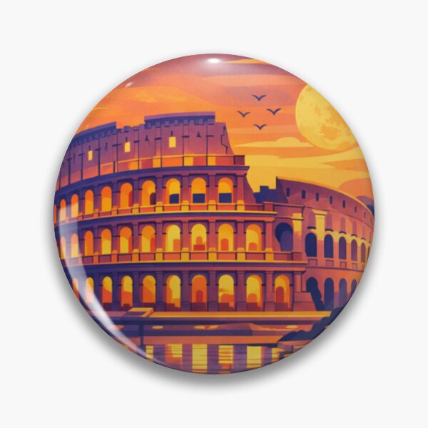 Item preview, Colosseum Rome Illustration - Iconic Italian Landmarks  designed and sold by MatthewHeights.