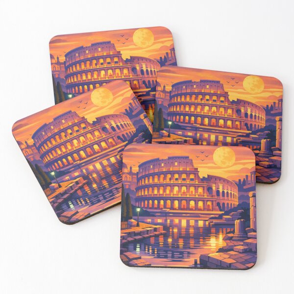 Item preview, Colosseum Rome Illustration - Iconic Italian Landmarks  designed and sold by MatthewHeights.