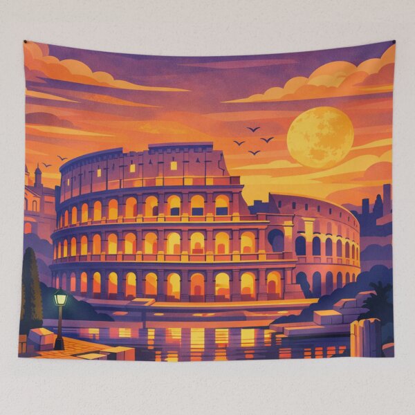 Item preview, Colosseum Rome Illustration - Iconic Italian Landmarks  designed and sold by MatthewHeights.