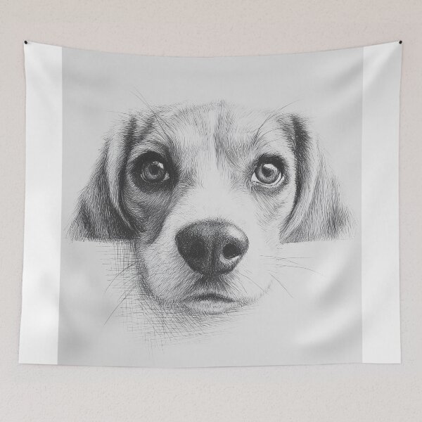 Item preview, Realistic Portrait of a beagle designed and sold by lautir.