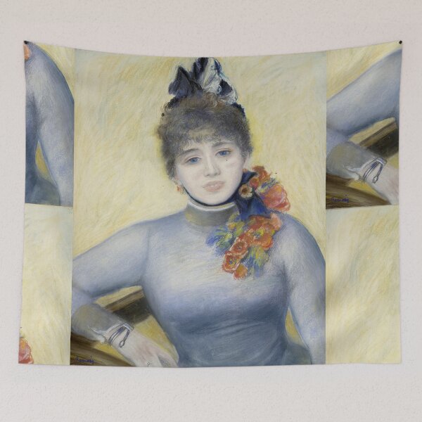 Item preview, Caroline Remy by Pierre-Auguste Renoir: Elegant Impressionist Portrait Poster designed and sold by artofuniverse.