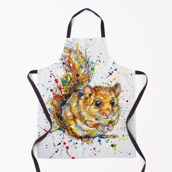 Item preview, Abstract Colourful Dormouse Watercolour Illustration designed and sold by Printpix.