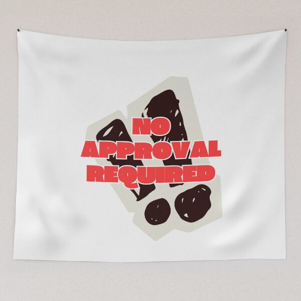Item preview, Empowerment Quote Bold Red Statement Typography designed and sold by Magic Love Art Print.
