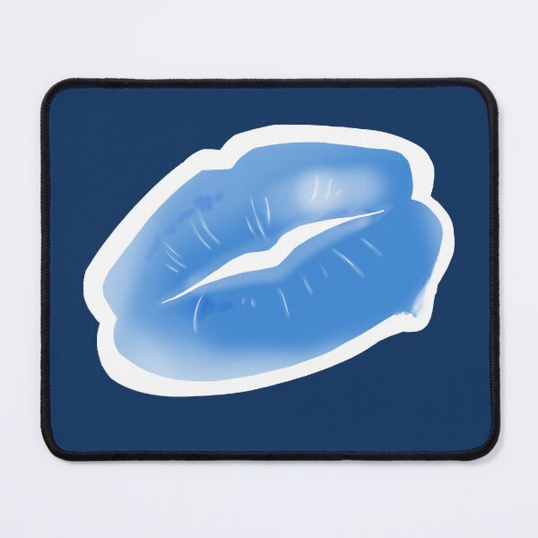 Item preview, Kira Timurov Blue lipstick Kiss Bet Netflix designed and sold by Roarosaur.
