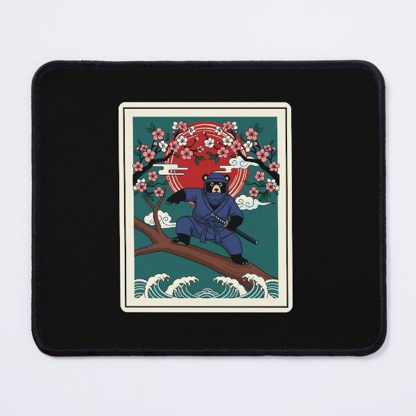 Item preview, Ninja Bear Japanese Cherry Blossom Stealth  designed and sold by JordynLadukeg65.