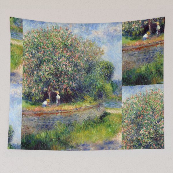 Item preview, Chestnut in Blossom by Pierre-Auguste Renoir: Romantic Impressionist Wall Art designed and sold by artofuniverse.
