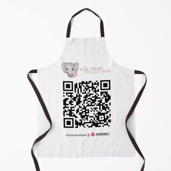 Item preview, Ellie Heart Collection QR Code at REDBUBBLE designed and sold by EllieHeartCo.