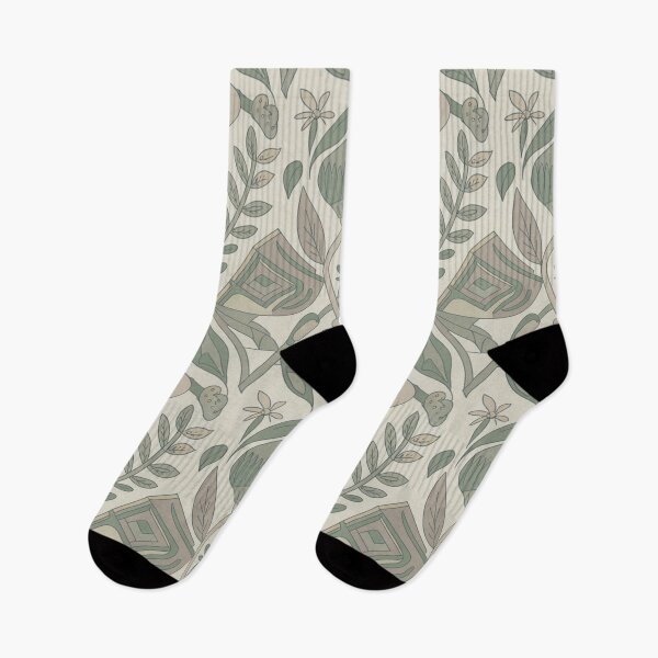 Item preview, Elegant William Morris Inspired Botanical Art Nouveau Seamless Pattern Sage Green designed and sold by Midnight Veil Designs.