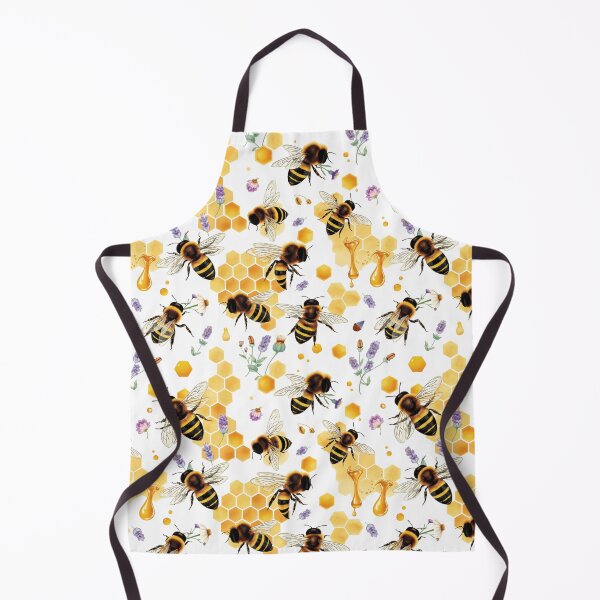 Item preview, Bee and Honeycomb Cottagecore Pattern | Honey-Inspired Art designed and sold by UnhingedBird.