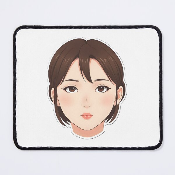 Item preview, Minimal Anime Face Line Art – Expressive Minimalist Character Design - 2 designed and sold by RELAX STATION.
