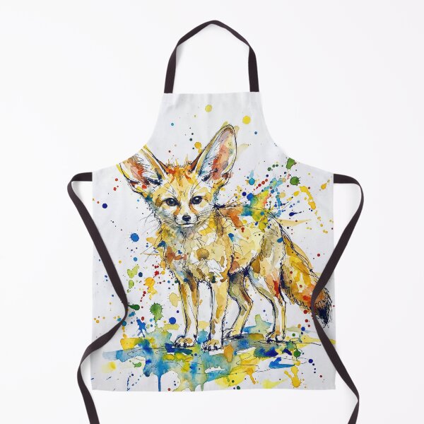Item preview, Abstract Colorful Fennec Fox Watercolor Art designed and sold by Printpix.