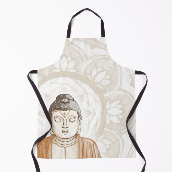 Item preview, Buddha Padma Watercolor - Fawn Earth Rust - Dove Halo designed and sold by Irene Estelle.
