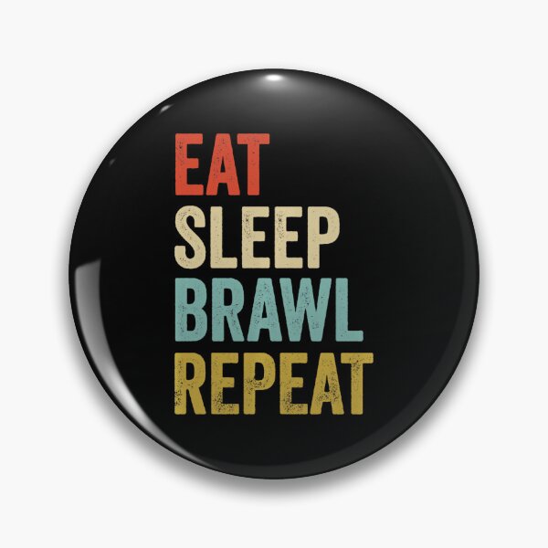 Item preview, Eat Sleep Brawl Repeat Funny Gamer Brawler designed and sold by FGTV2021.