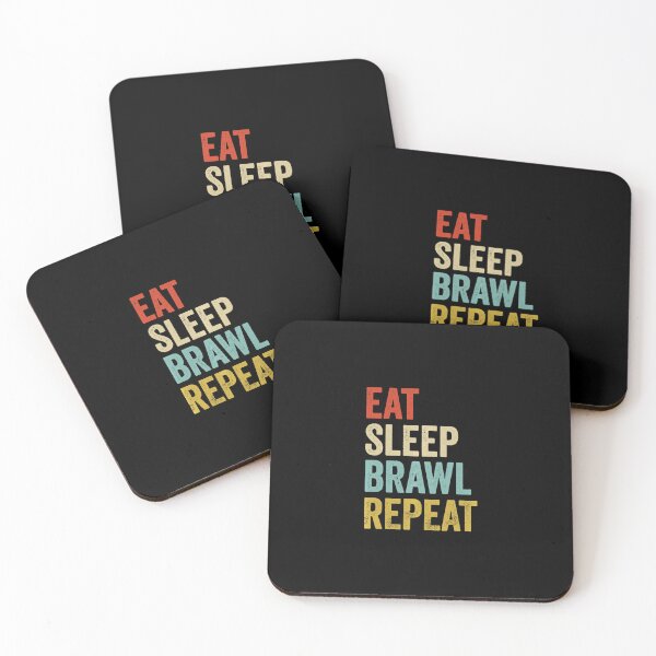 Item preview, Eat Sleep Brawl Repeat Funny Gamer Brawler designed and sold by FGTV2021.