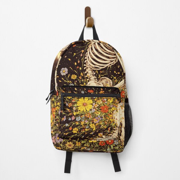Item preview, Skeleton With Flowers And Butterfly designed and sold by sierranovax.