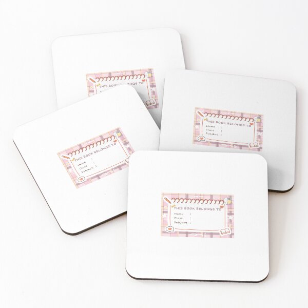 Item preview, cute book name label sticker designed and sold by BloomletCo.