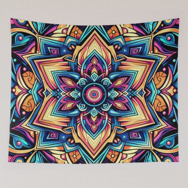 Item preview, Colorful Mandala – Sacred Geometry Design designed and sold by Dogandesighn.