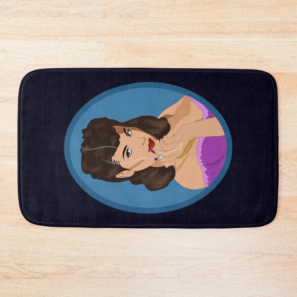 Item preview, Sexy Young Brunette Retro Smoking Hand Drawn Art designed and sold by Maggie1171.