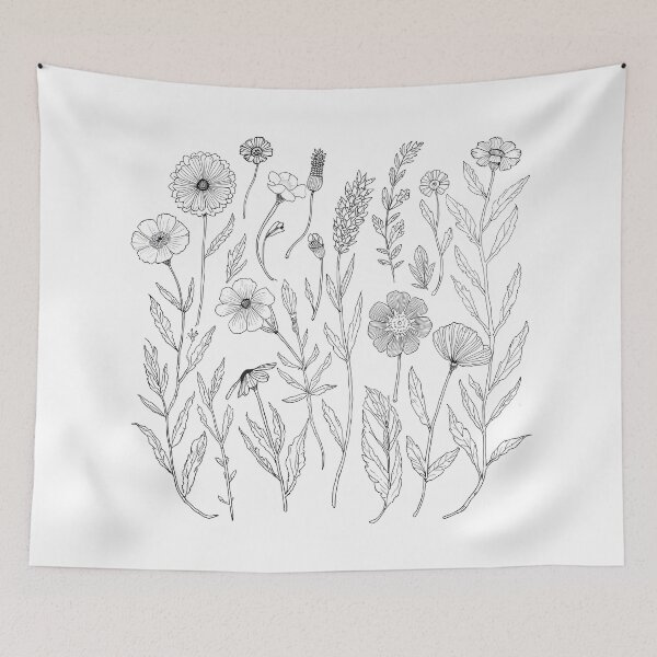 Item preview, Handdrawn Wildflower  designed and sold by uunaa.
