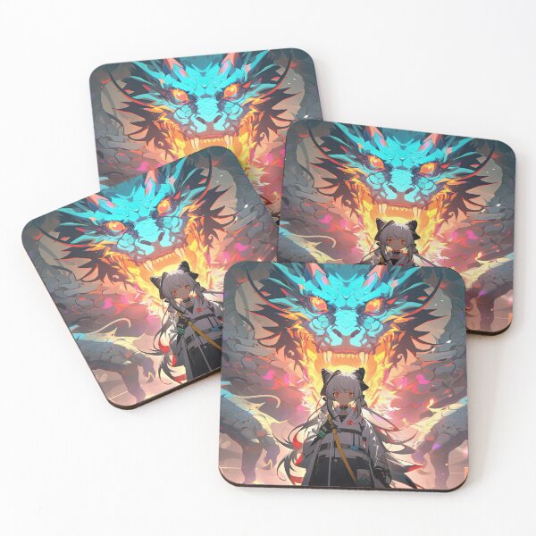 Item preview, “Neon Dragon Awakening – Cyber Fantasy Anime Guardian” designed and sold by PrintsGateWay.