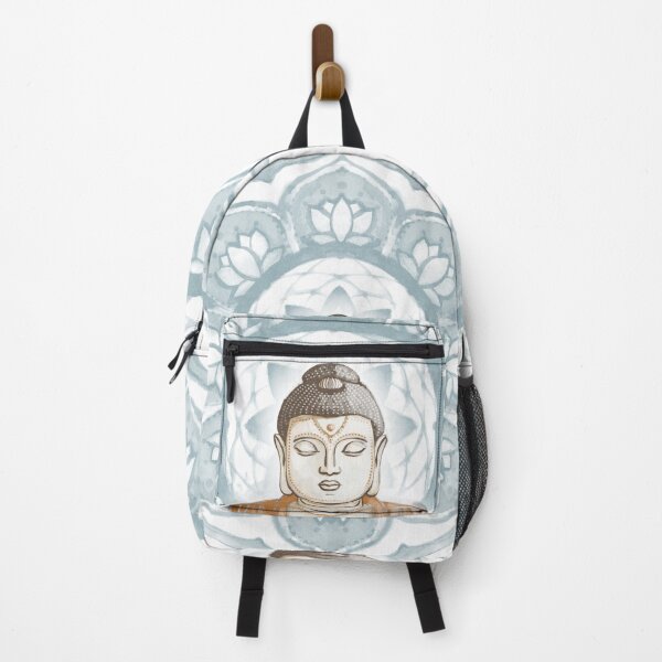 Item preview, Buddha Padma Watercolor - Fawn Earth Rust - Peacock Halo designed and sold by Irene Estelle.