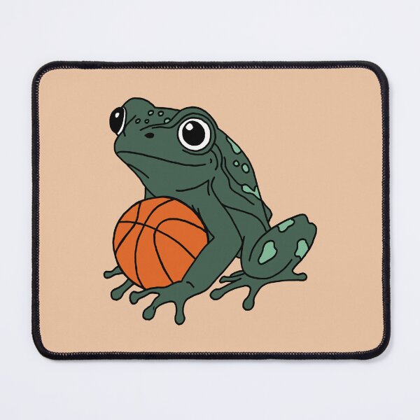 Item preview, Frog with basketball designed and sold by Pamelarts.