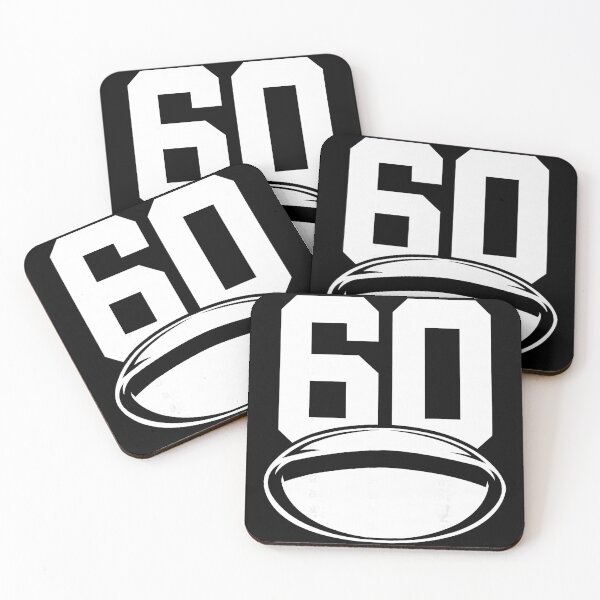 Item preview, 60 Rugby Number Sports Minimal Bold  designed and sold by GabrieSketcham.