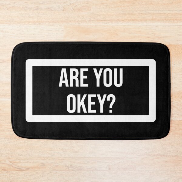 Item preview, Framed Are You Okey? Bold Mental Health Awareness Typography designed and sold by Vision Crafted.