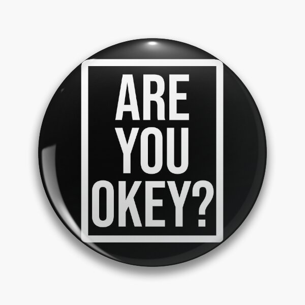 Item preview, Framed Are You Okey? Bold Mental Health Awareness Typography designed and sold by Vision Crafted.