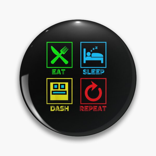 Item preview, Eat Sleep Dash Repeat Gamer Funny Minimal Icon  designed and sold by FGTV2021.