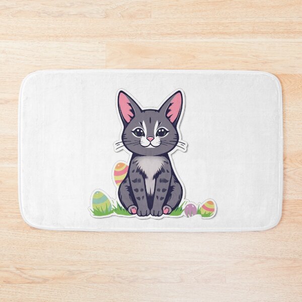 Item preview, Cute Kitten Holding Easter Egg designed and sold by tim tal.