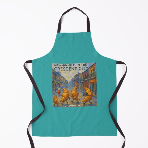 Item preview, Croissant Parade In The Crescent City designed and sold by Rick London Gifts.