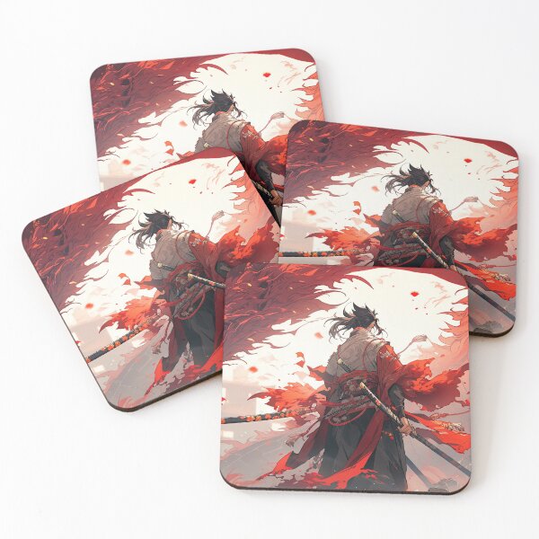 Item preview, “Crimson Wind Samurai – Dragon of Falling Flames” designed and sold by PrintsGateWay.