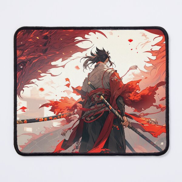 Item preview, “Crimson Wind Samurai – Dragon of Falling Flames” designed and sold by PrintsGateWay.