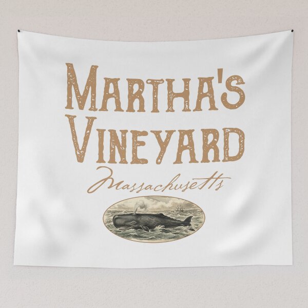 Item preview, Martha's Vineyard Massachusetts Antique Whale Design designed and sold by Futurebeachbum.