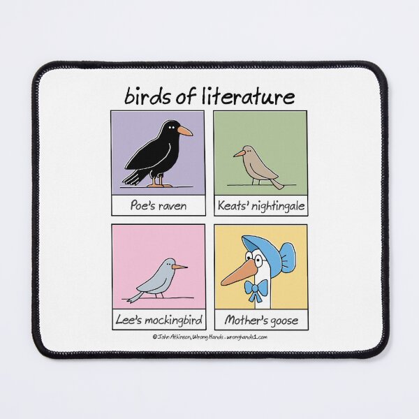 Item preview, birds of literature designed and sold by WrongHands.