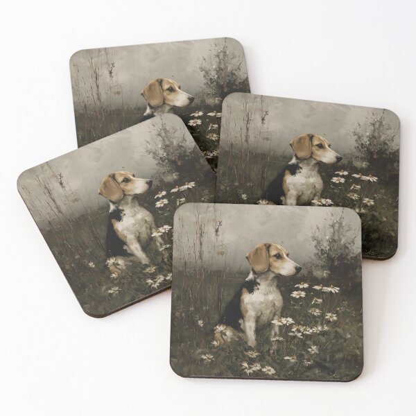 Item preview, Beagle in a Field of Daisies designed and sold by lautir.