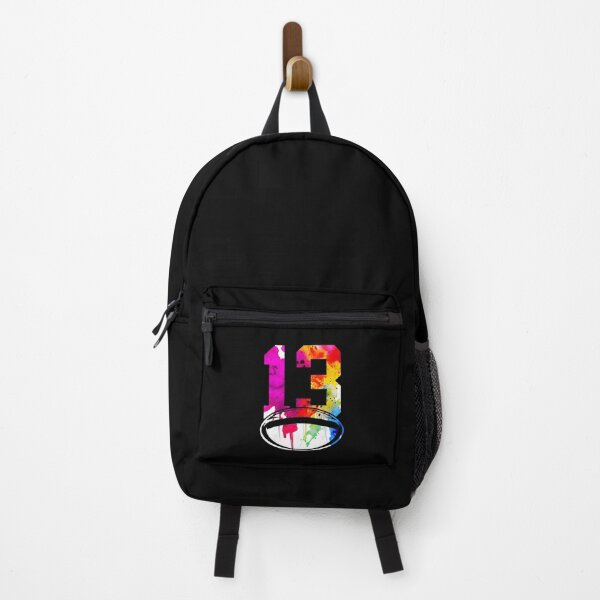 Item preview, Number 13 Rugby Color Splash Bold Sports designed and sold by GabrieSketcham.