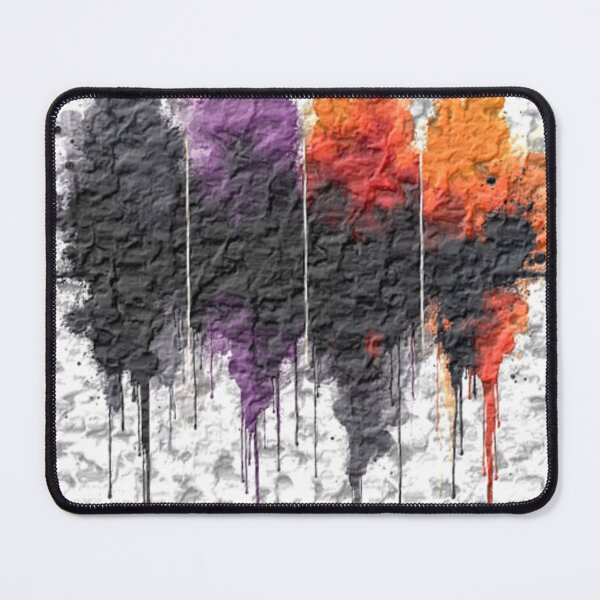 Item preview, dripping emotions thick acrylic colorful drip style abstract design designed and sold by SmashingDeals.