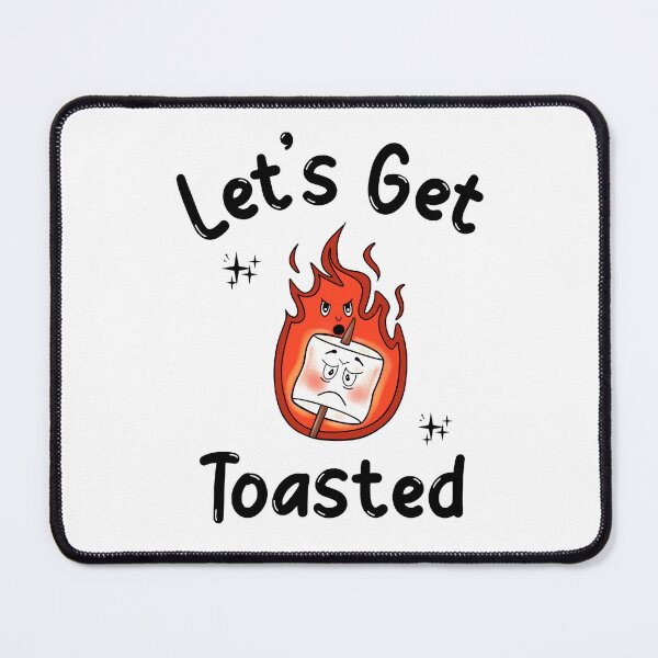 Item preview, Funny Camping Life Let's Get Toasted Campfire Marshmallow designed and sold by Sartoris Art.