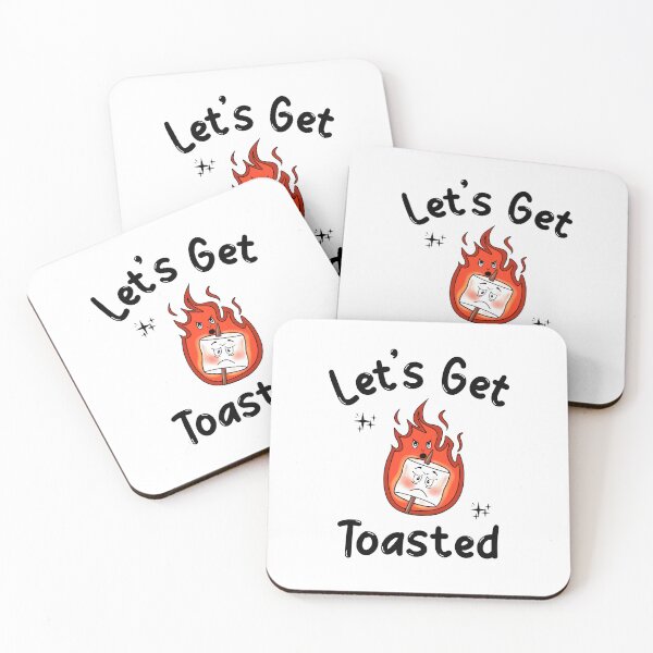 Item preview, Funny Camping Life Let's Get Toasted Campfire Marshmallow designed and sold by Sartoris Art.