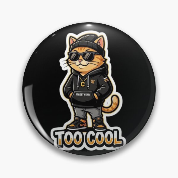 Item preview, Too Cool Streetwear Cat designed and sold by NikieesCreation.