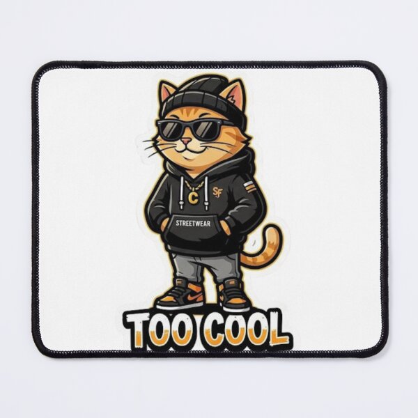 Item preview, Too Cool Streetwear Cat designed and sold by NikieesCreation.