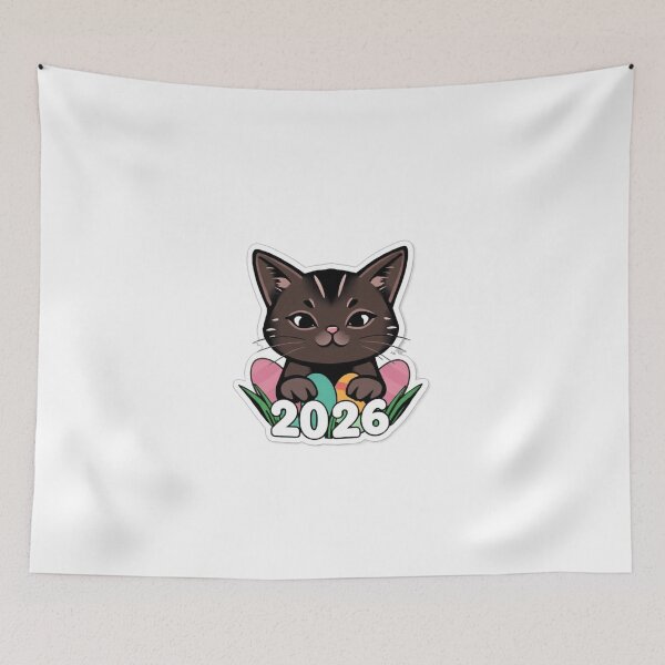 Item preview, Easter Vibes: Bunny & Cat Combo designed and sold by tim tal.