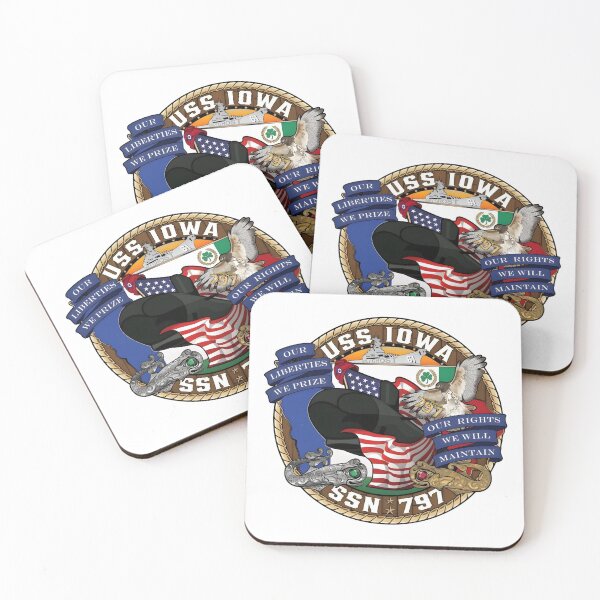 Item preview, Official Crest of the USS Iowa (SSN 797) Attack Submarine designed and sold by CharlieDesings.