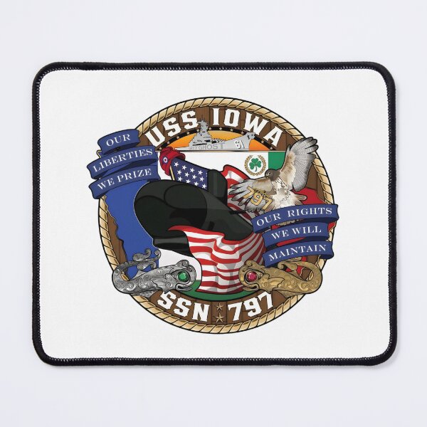 Item preview, Official Crest of the USS Iowa (SSN 797) Attack Submarine designed and sold by CharlieDesings.