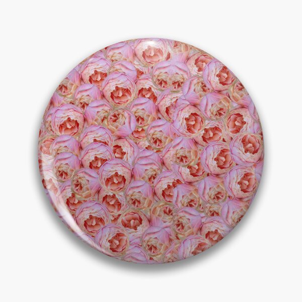 Item preview, Double, pink roses – floral pattern designed and sold by MarionsArt.