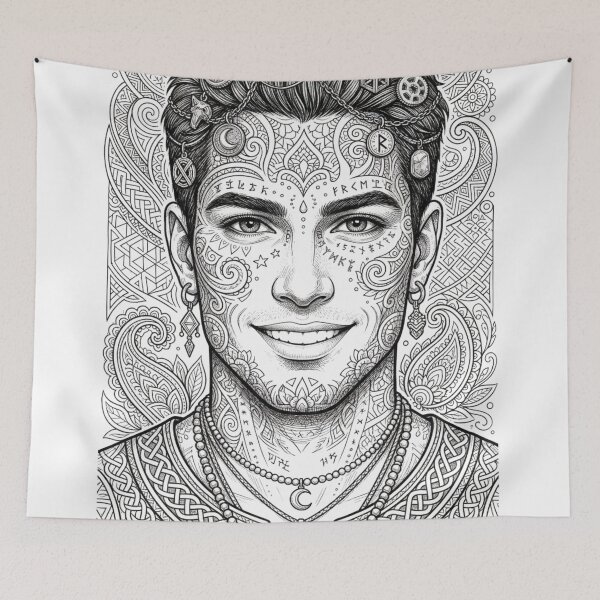 Item preview, The handsome tribal chief designed and sold by PP&RAINBOW SHOP.